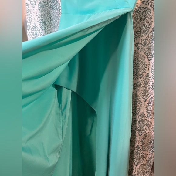 Azazie Formal Dress Gown in Spa Green - Picture 11 of 12
